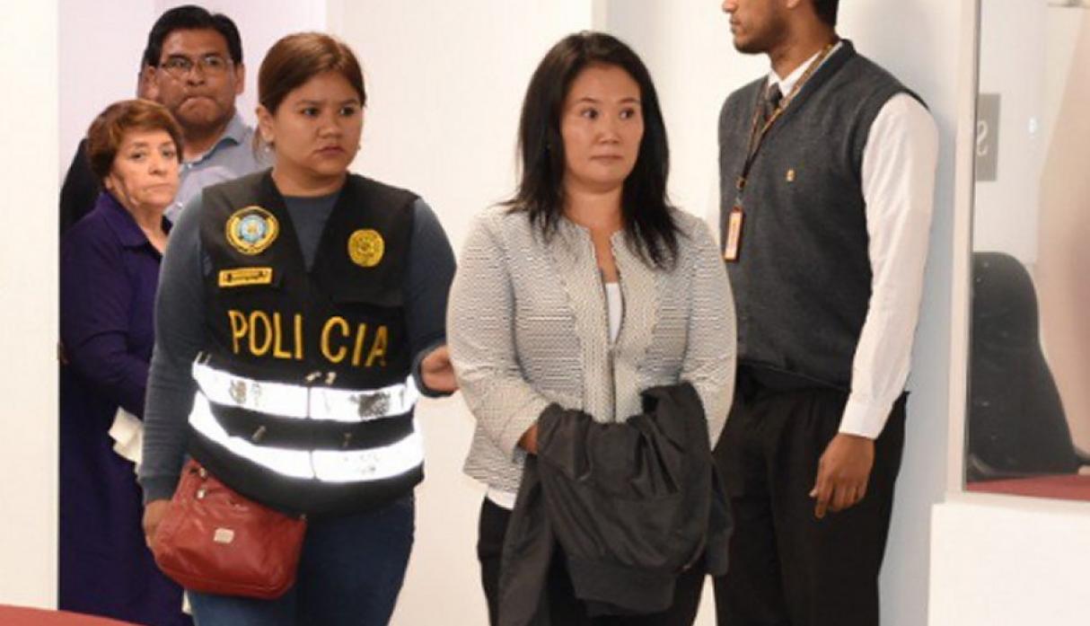 Keiko Fujimori detenida en Lima