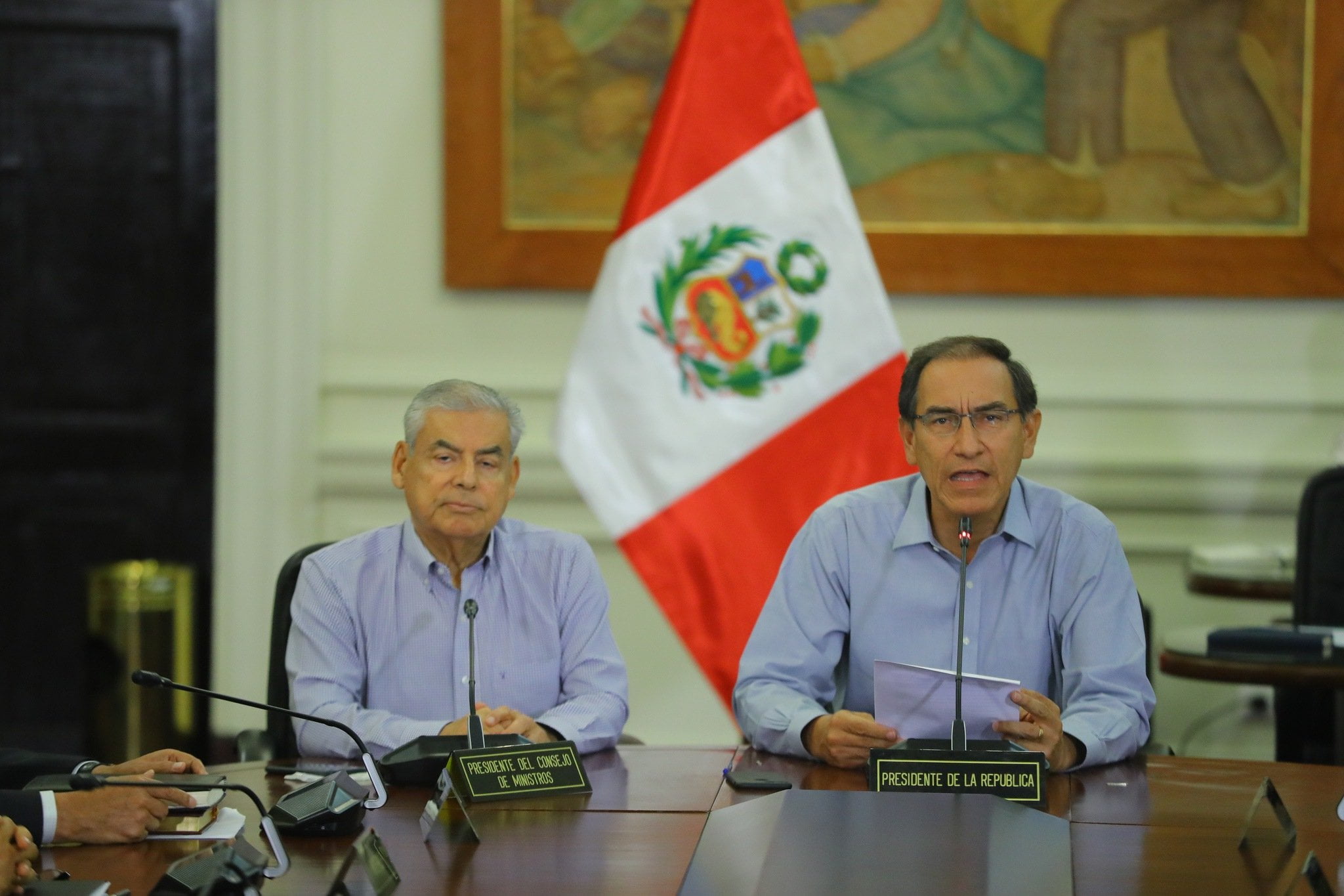 Presidente Martín Vizcarra pide declarar en emergencia el Ministerio Público