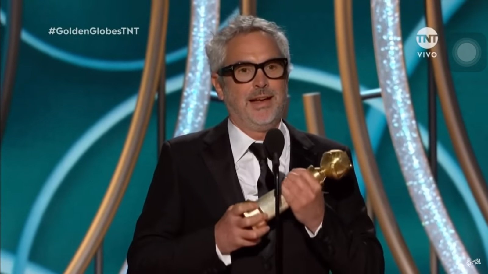 Alfonso Cuarón ganador de Los Globos de Oro