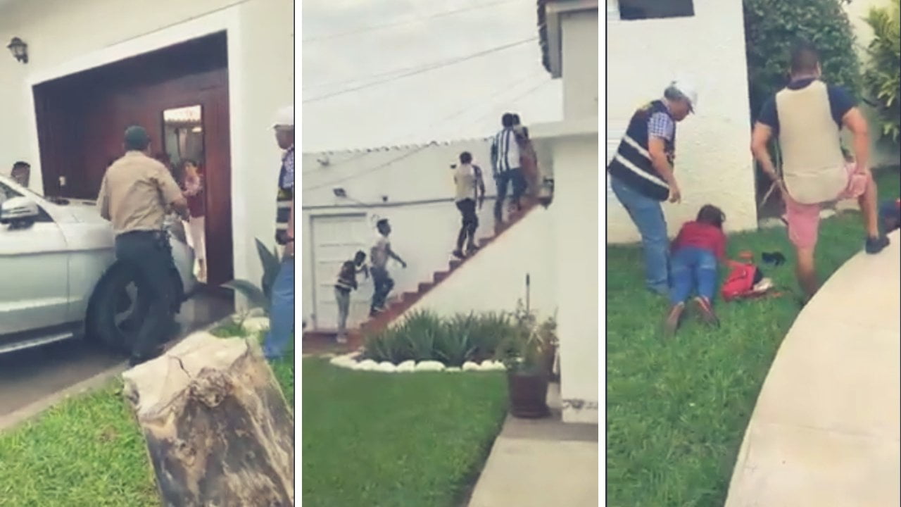Video | Así capturaron a venezolanos que asaltaban residencia en Trujillo