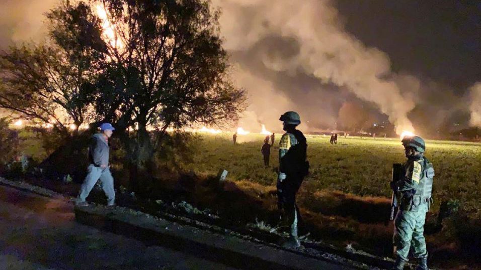 Explosión en Hidalgo México