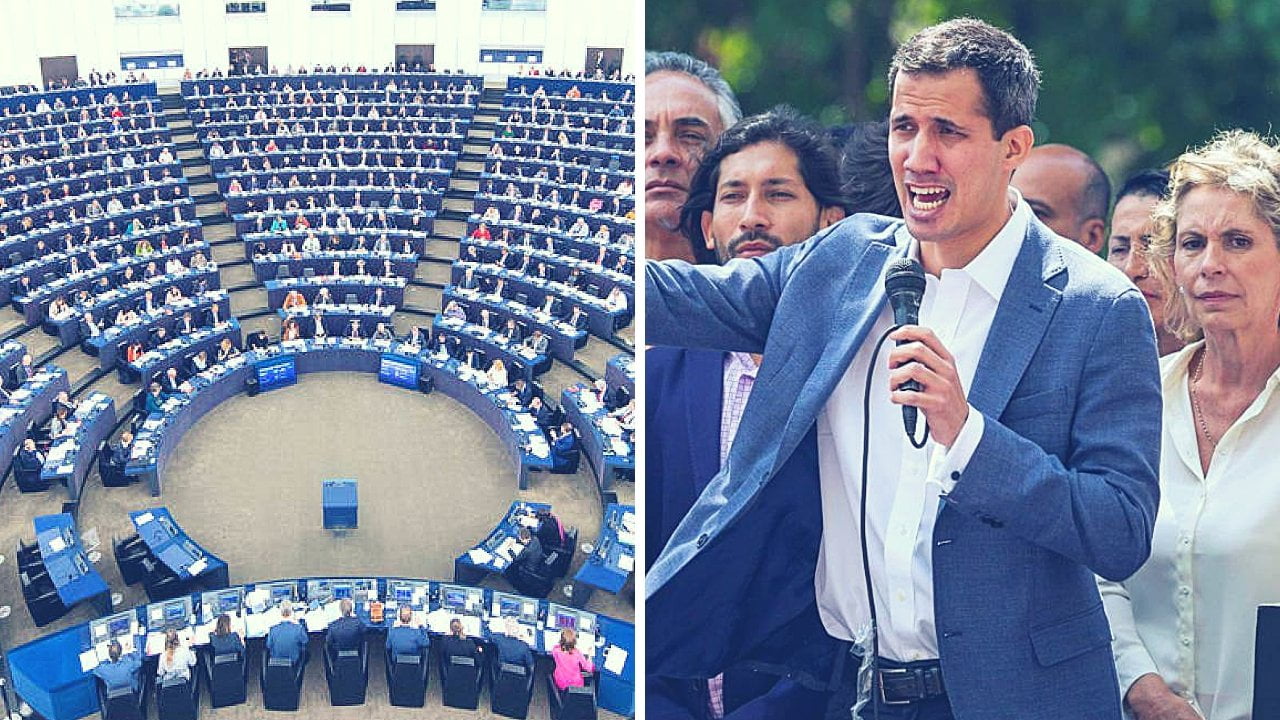 Parlamento Europeo reconoce a Juan Guaidó como presidente interino