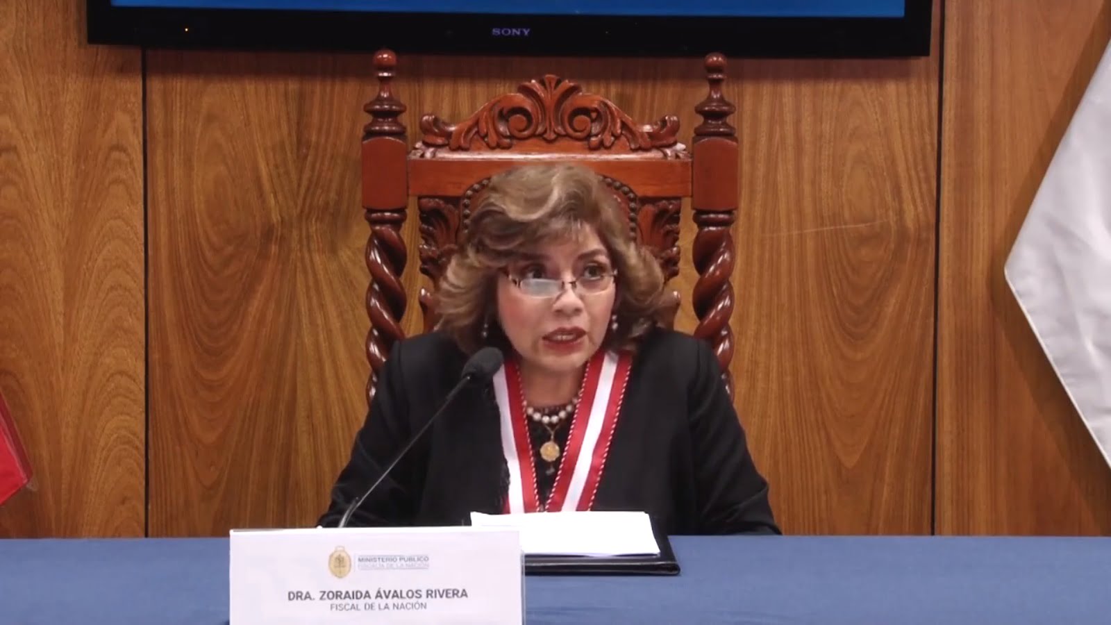 Fiscal de la Nación Zoraida Ávalos declaró emergencia del Ministerio Público