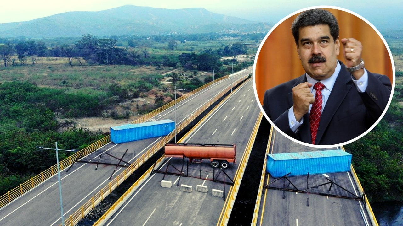 Nicolás Maduro cierra frontera para evitar ingreso de ayuda y alimentos