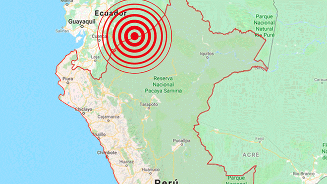 Fuerte sismo de 7.7 grados sacude varias ciudades del norte del Perú