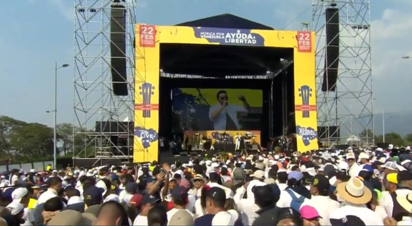 Concierto Venezuela Aid Live EN VIVO por la libertad del pueblo venezolano