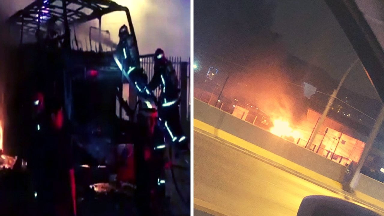 Al menos 20 muertos por incendio en bus en exterminal de Fiori