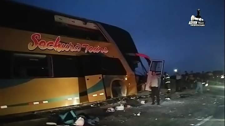 Accidente en Huacho de delegación aprista