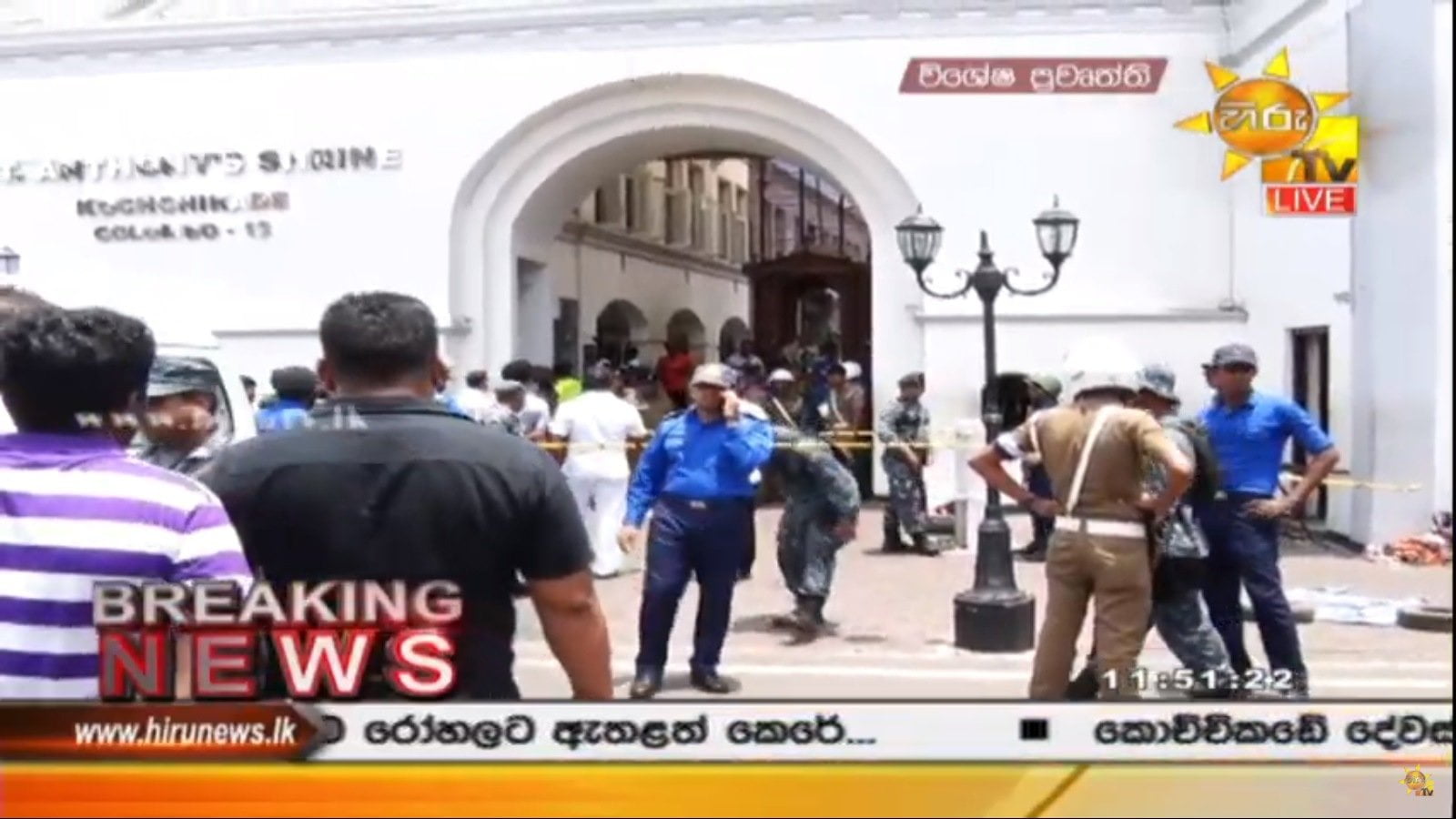 Atentado terrorista en Sri Lanka en iglesias y hoteles deja varios muertos