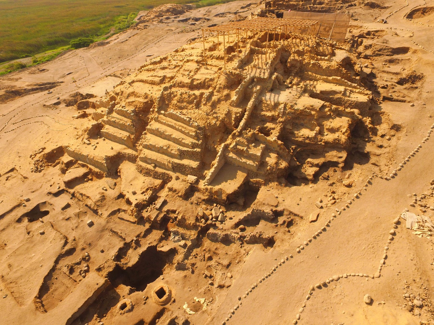 Sitio arqueológico Áspero, conocido como la ciudad pesquera de la civilización Caral