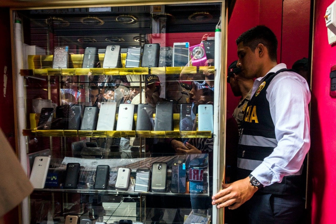 Policía incautó 2,491 celulares robados a nivel nacional en tres meses