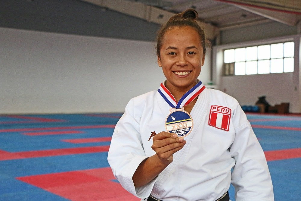 Karateka Ingrid Aranda peleará medalla en Panamericanos Lima 2019