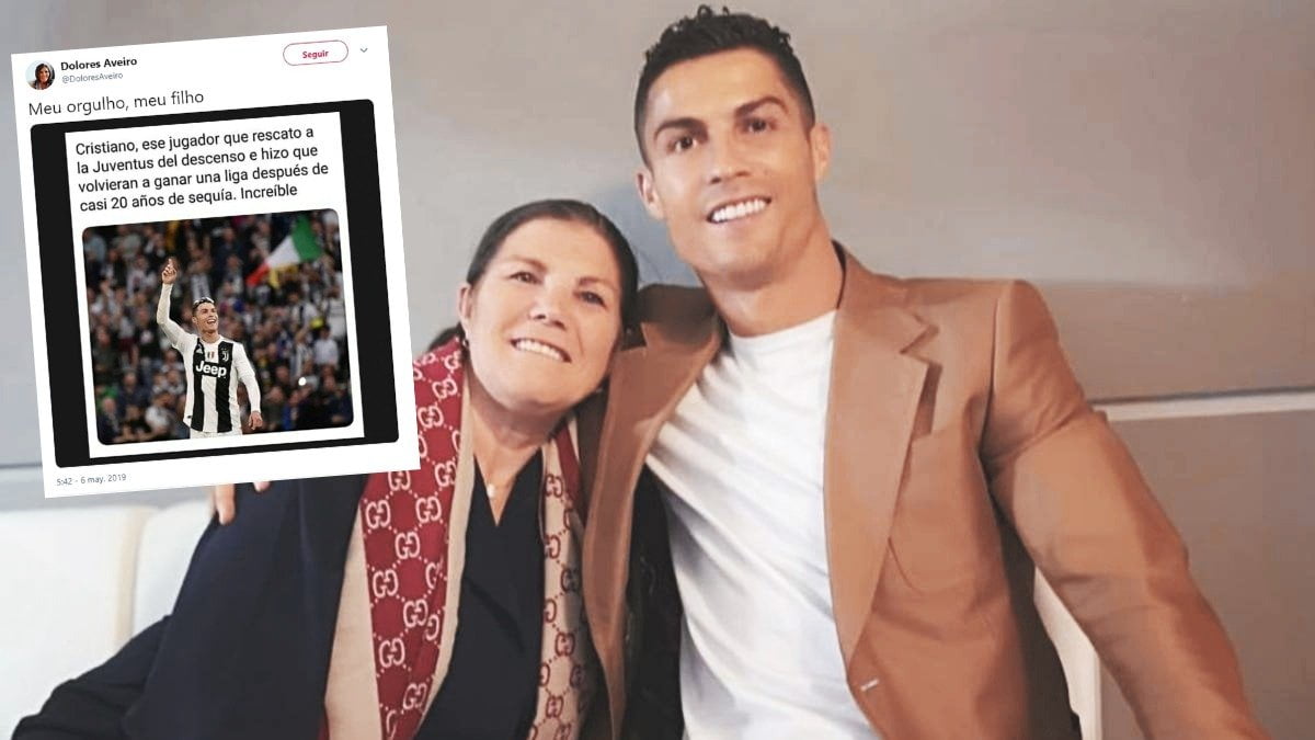 Cristiano Ronaldo y su madre
