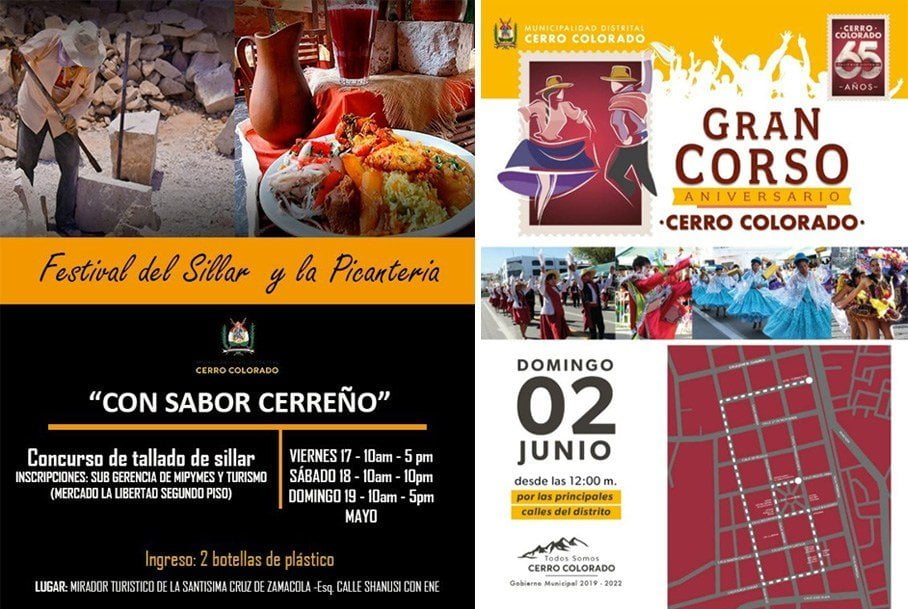 Gastronomía, corso y belleza en 65 aniversario de Cerro Colorado