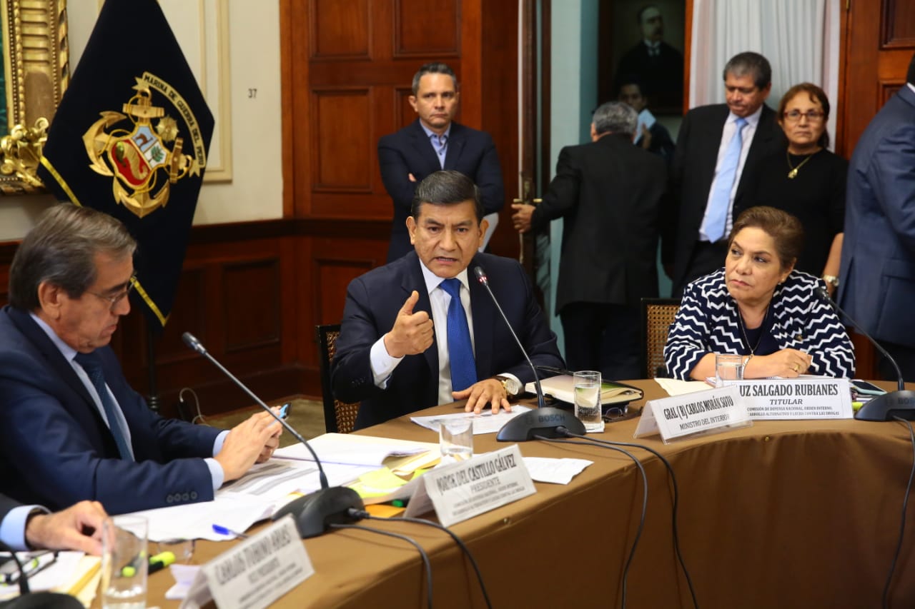 Ministro del Interior dice que Apra y Fujimoristas culpan a policía por suicidio de Alan García