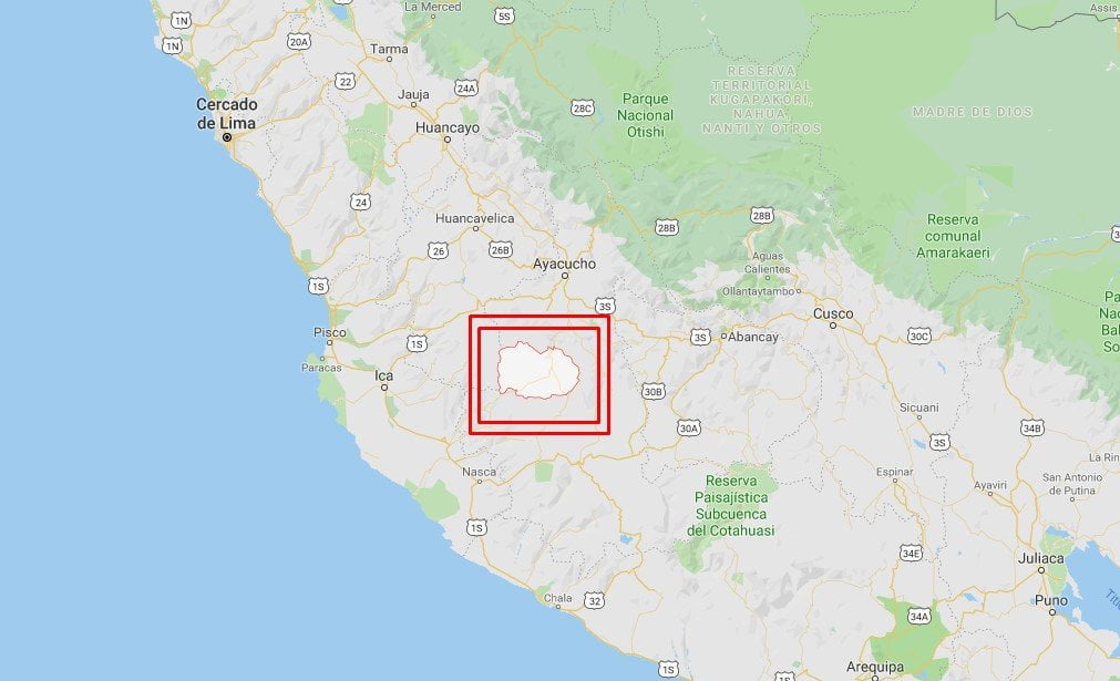 Sismo de 5.3 grados se registró hoy en Huanca Sancos Ayacucho