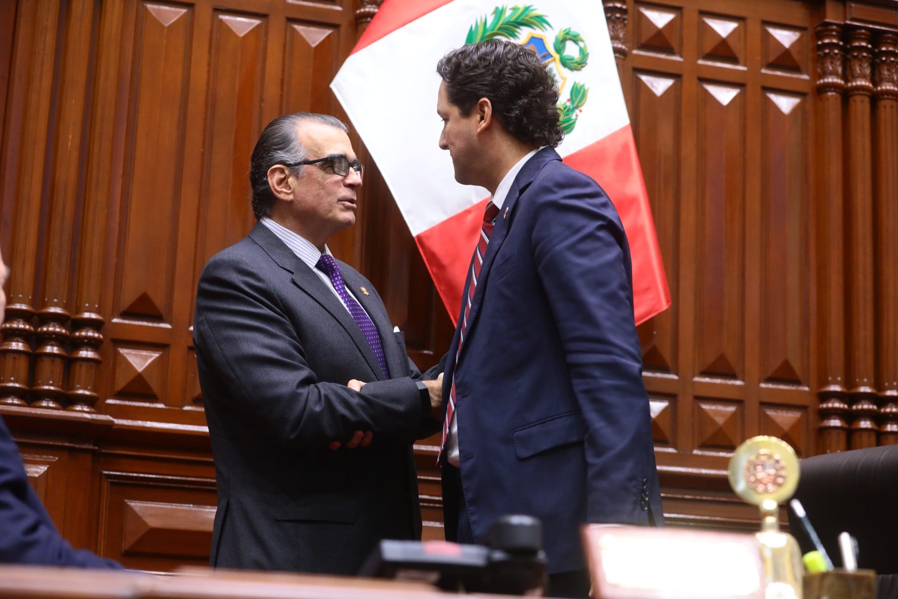 Pedro Olaechea es elegido presidente del Congreso y derrota a Salaverry