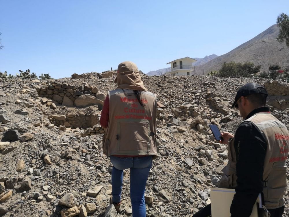 Destruyen zona arqueológica La Rinconada Catapalla, en Lunahuaná