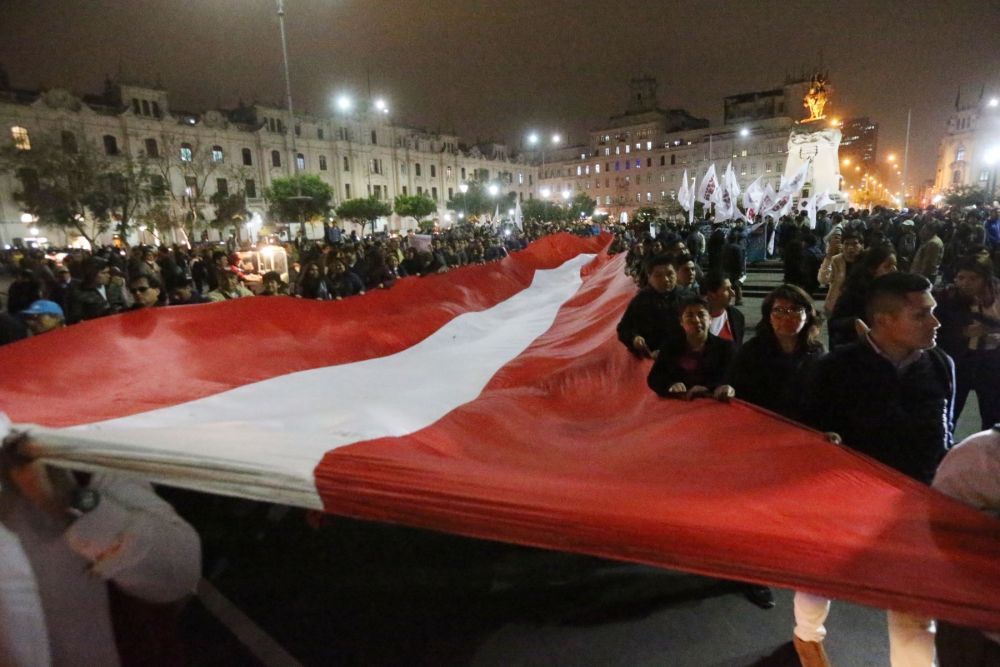 Marcha en Lima