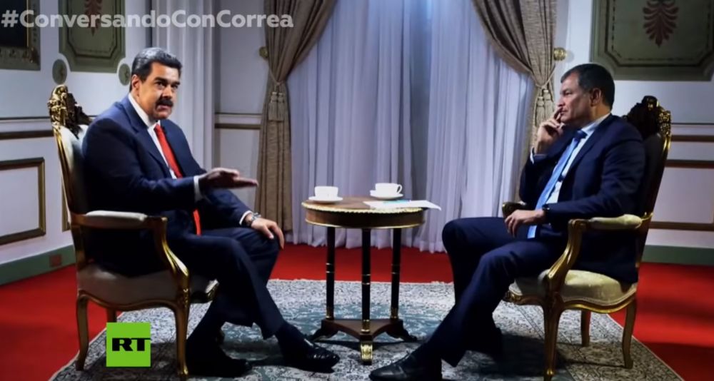 Nicolás Maduro y Rafael Correa (Fuente RT)