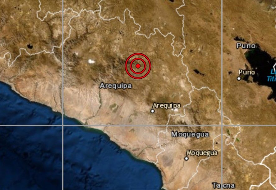 Sismo, temblor hoy 1 octubre, 2019 en Arequipa, Tacna ...