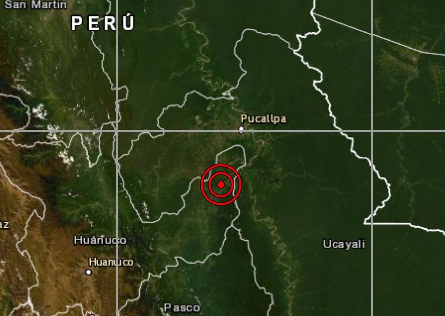 Sismo en Pucallpa