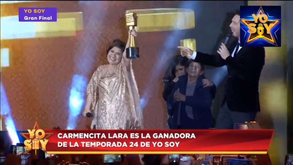 Carmencita Lara ganadora de Yo Soy temporada 24