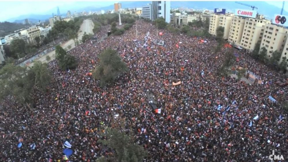 La marcha más grande de la historia de Chile