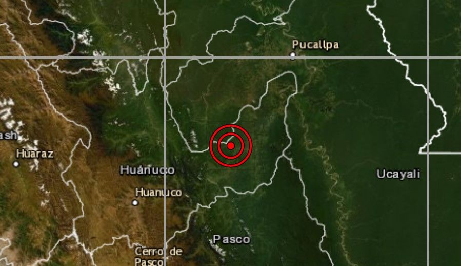 Sismo en Huánuco