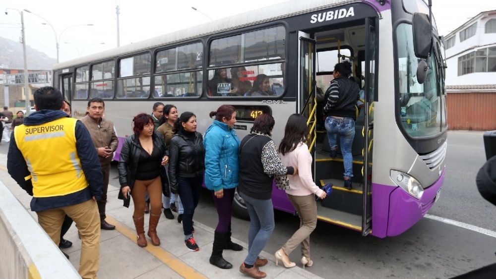 Corredores complementarios en Lima