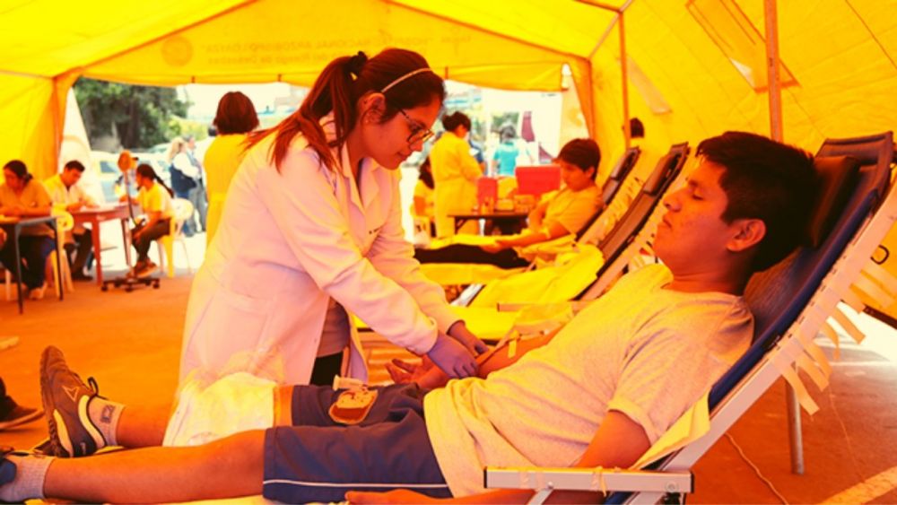 Alumnos de la Universidad Nacional Mayor de San Marcos donaron 300 unidades de sangre