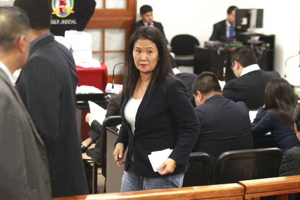 PJ evaluará prisión preventiva para Keiko Fujimori el 26 de diciembre