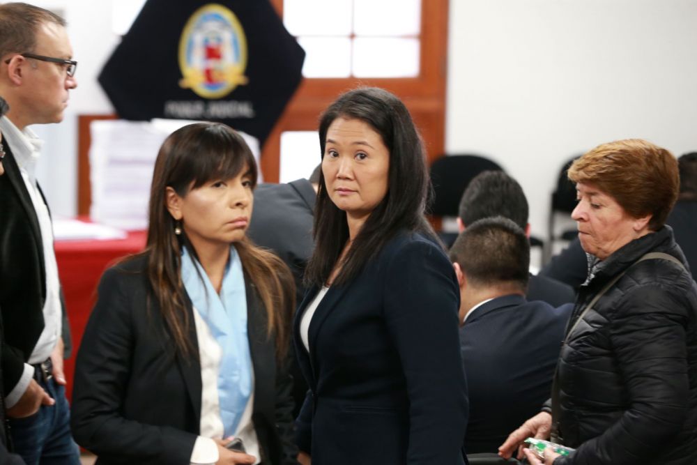 Keiko Fujimori en audiencia