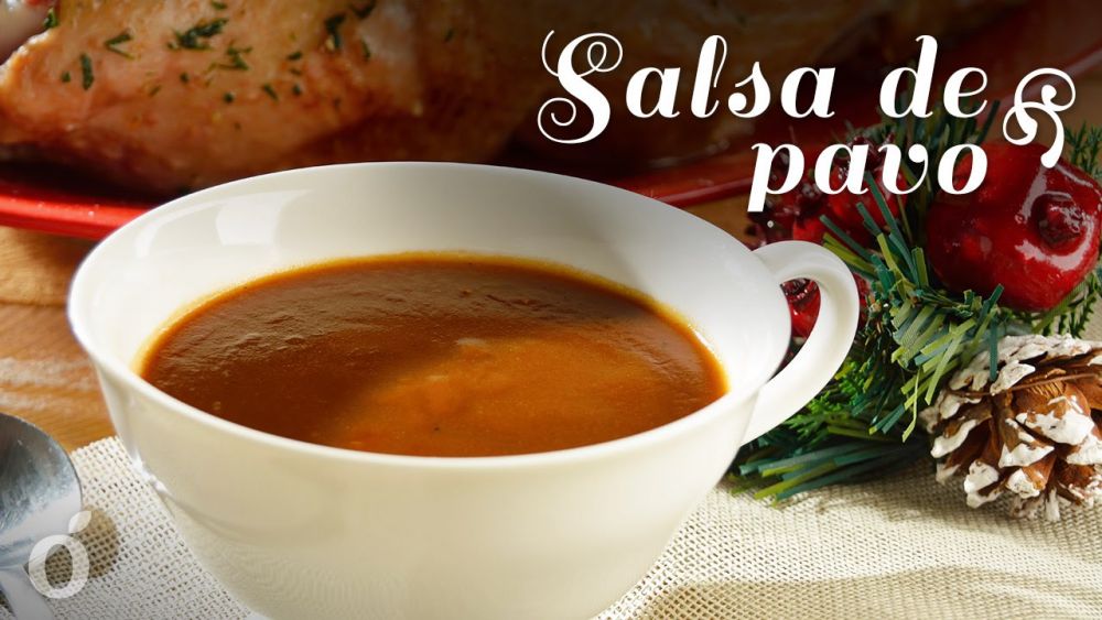 Complementar el pavo con salsa 