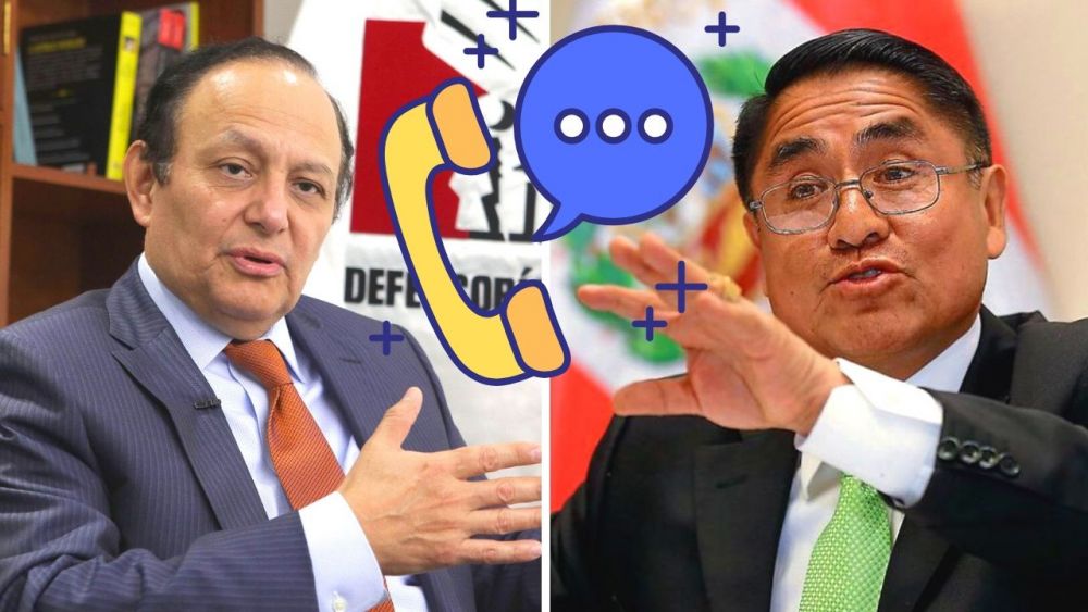 Llamadas del Defensor del Pueblo Walter Gutiérrez y César Hinostroza en la mira