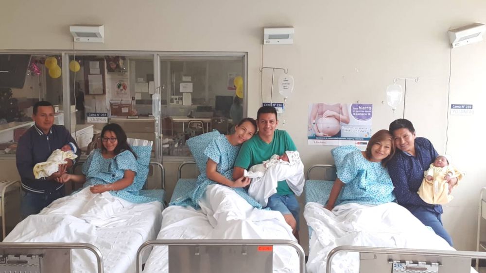 Giovani es el primer bebé del 2020 en el Perú, seguido de Anthony y Amy