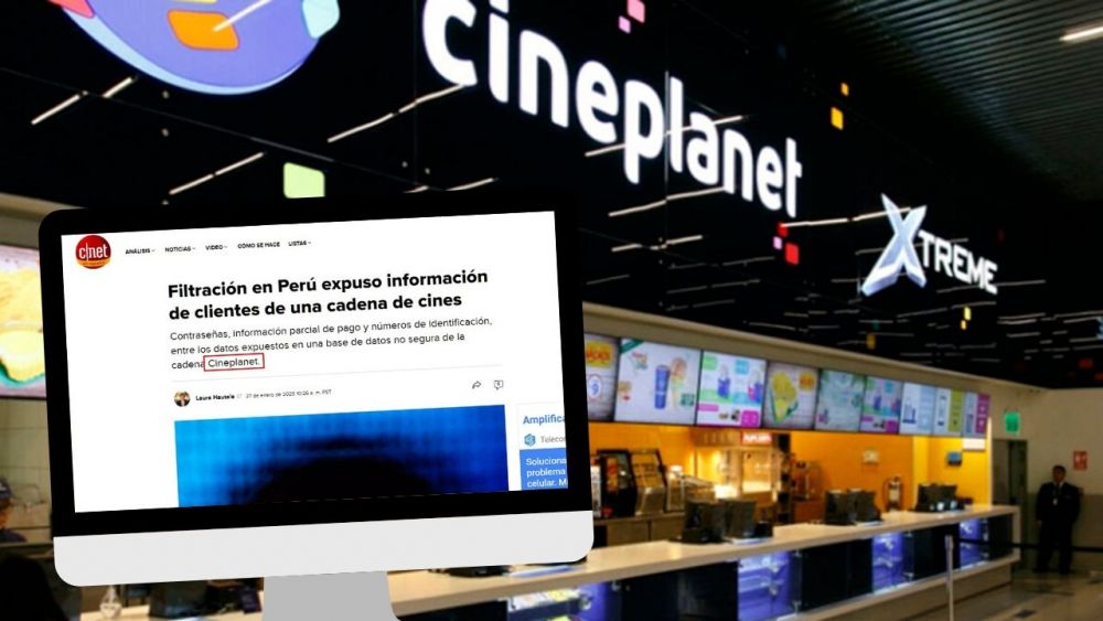Filtran datos de clientes de Cineplanet del Perú incluso información de pagos