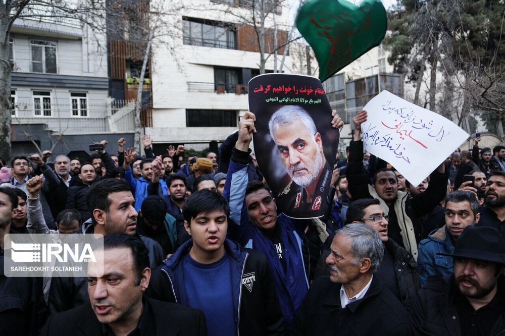 Protestan tras muerte de Qasem Soleimani / Foto agencia IRNA