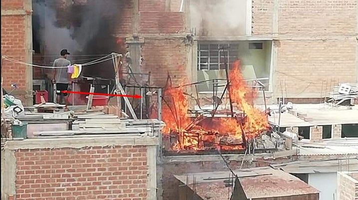 ¡Terrible! Dos niños murieron tras incendiarse su casa en Lurín