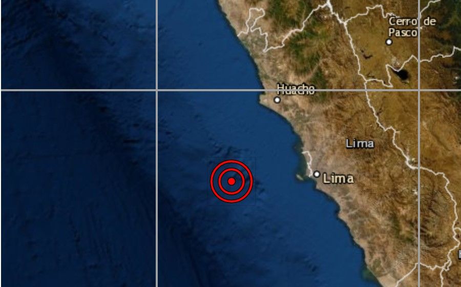 Sismo frente a Lima Callao