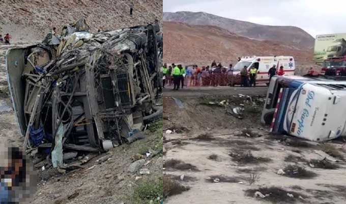 Choque entre dos buses deja 11 muertos y 40 heridos en La Joya, Arequipa