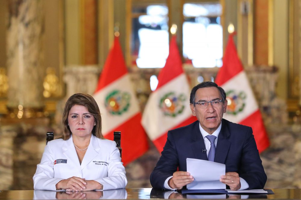 Coronavirus llegó al Perú y así lo anunció el presidente Martín Vizcarra