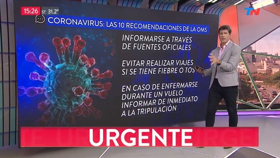 Coronavirus llegó a Argentina