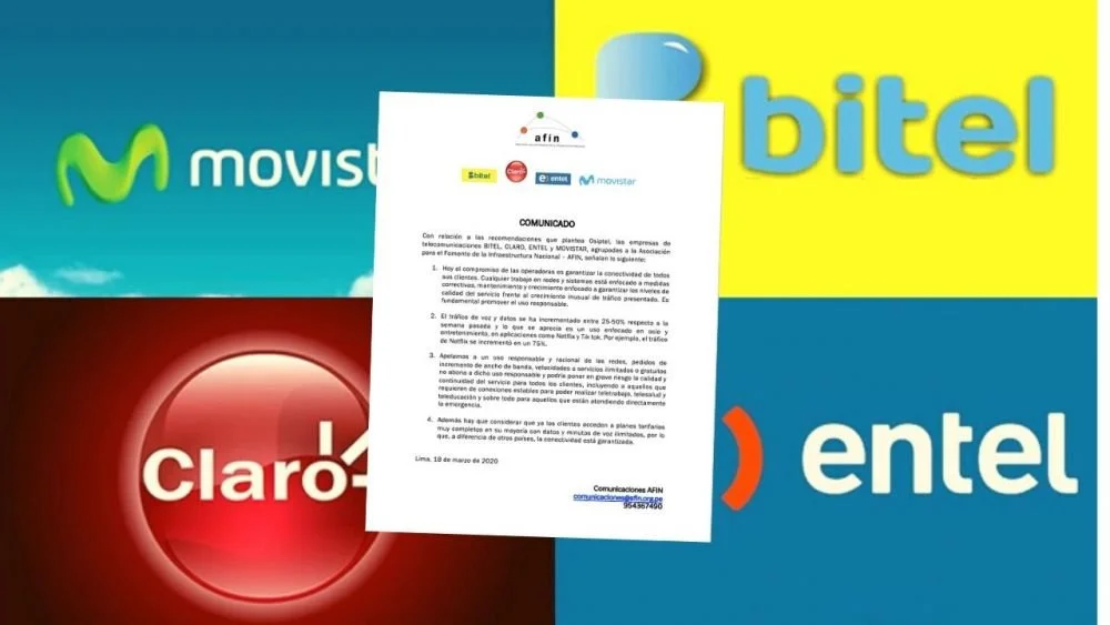 Movistar, Entel, Claro y Bitel alertan que tráfico de Netflix y TikTok aumentó en cuarentena
