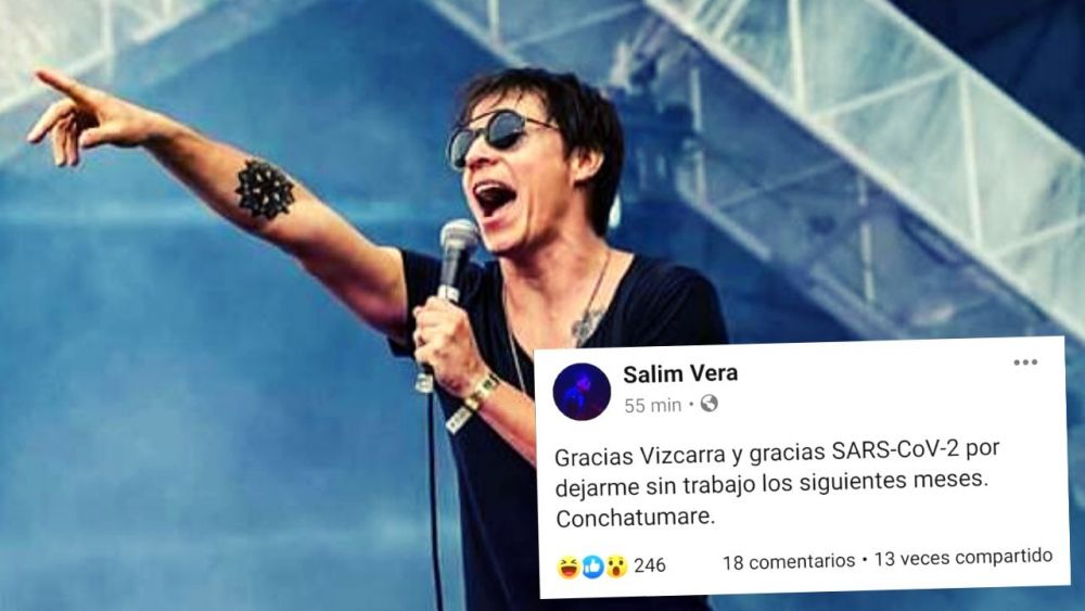 Críticas a Salim Vera por desafortunado post contra medidas por coronavirus