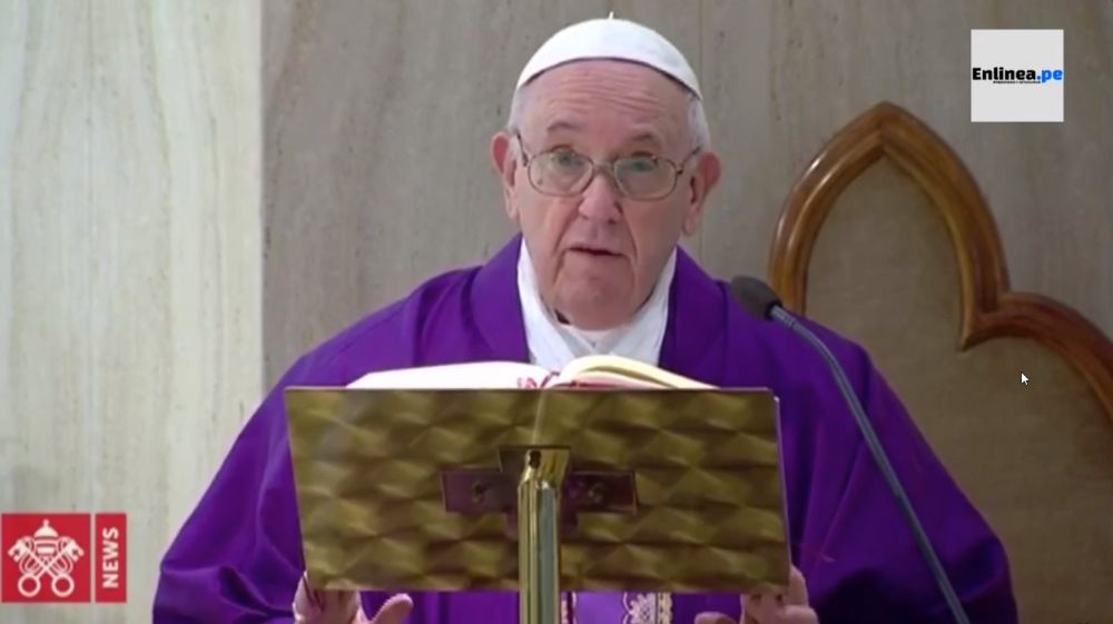 Papa Francisco a familias en cuarentena por coronavirus: "No pierdan la paz"