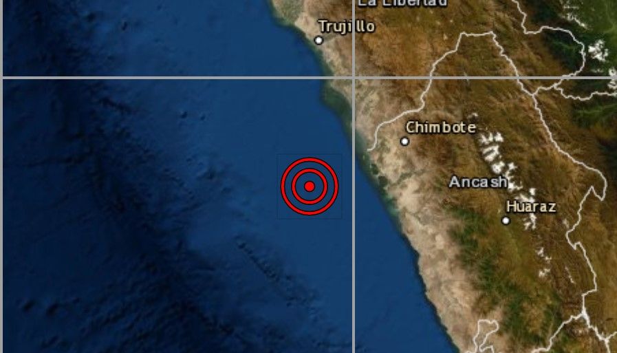 Sismo de magnitud 4.0 se registró hoy en la ciudad de Chimbote