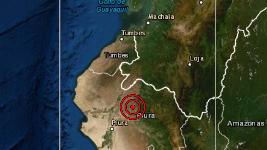 Sismo hoy en Piura