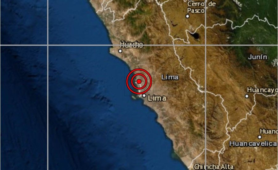 Sismo hoy en Ancón