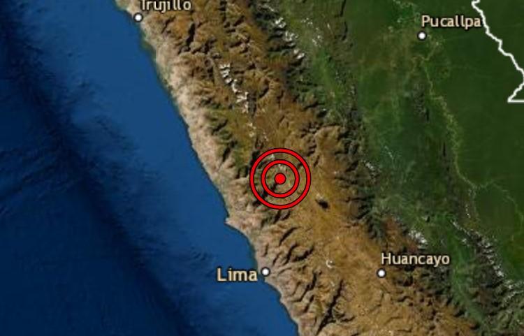 Sismo en Oyón